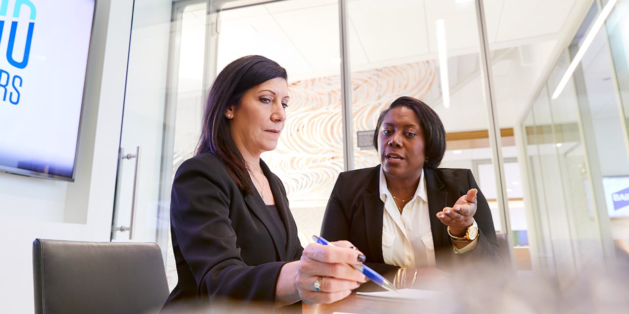 Photo of Jacci McCoy and Tammy Jelinek in Silver Lakeoffice